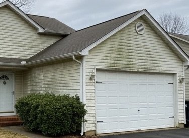 Después del lavado exterior de la casa